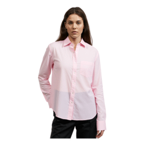 Wholesale Long Sleeve Solid Color 100% Cotton Button-up Shirt for Women