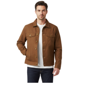 Wholesale Canvas Cotton Quilted Padded Lined Jacket for Men