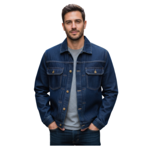 Wholesale Modern Two Pocket Denim Jacket for Men