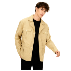 Wholesale Canvas Cotton Four Pocket Jacket for Men