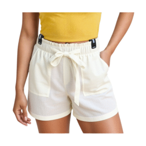 Women's Wide Leg Belted Linen Shorts