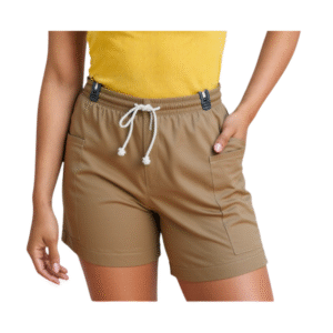 Women's Side Pocket Canvas Shorts