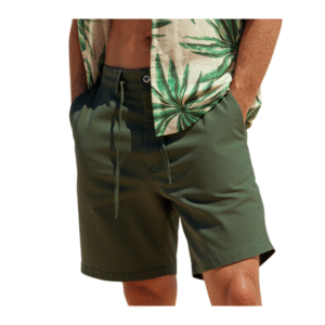 Men’s Classic Fit Linen Blend  Shorts