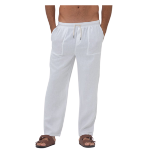 Wholesale Linen Blend Tapered Leg Trouser for Men