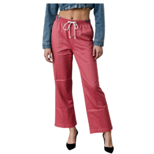 Wholesale Flare Leg Linen Blend Trouser for Women