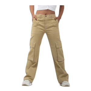 Wholesale Regular Fit Six Pocket Cargo Pants for Women