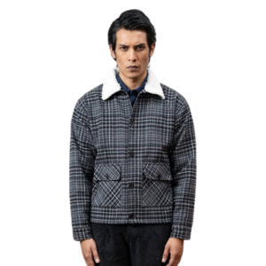 Wholesale Flannel Jackets With Standout Sherpa Collar for Men