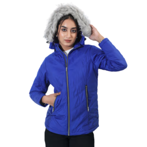Wholesale Lightweight Puffer Jacket Sherpa Lined Hoodie for Women