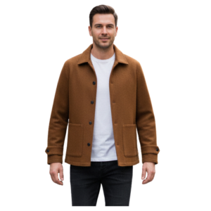 Wholesale Two Pocket Wool Blend Jacket for Men