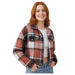 Wholesale Short Flannel Jackets for Women