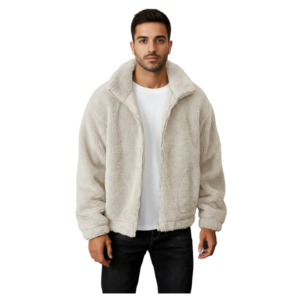 Wholesale Two Pocket Sherpa Jacket for Men